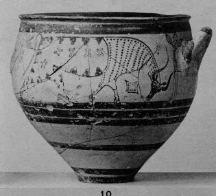 KRATER (MYCENEAN, OUTLINE)