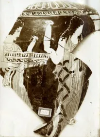 LOUTROPHOROS, FRAGMENT (ATHENIAN, RED-FIGURE)