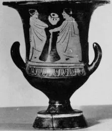KRATER, CALYX (ATHENIAN, RED-FIGURE)