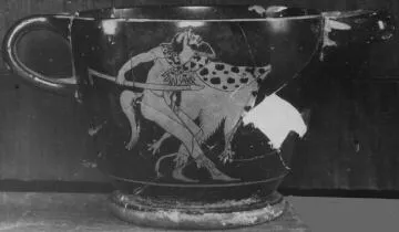 SKYPHOS (ATHENIAN, RED-FIGURE)