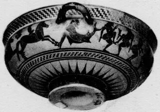 CUP (CORINTHIAN, BLACK-FIGURE)