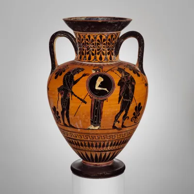 Terracotta neck-amphora (jar)