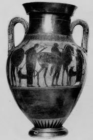 AMPHORA, BELLY, TYPE A (ATHENIAN, BLACK-FIGURE)