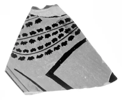Attic Black-Figure Eye Cup Fragment