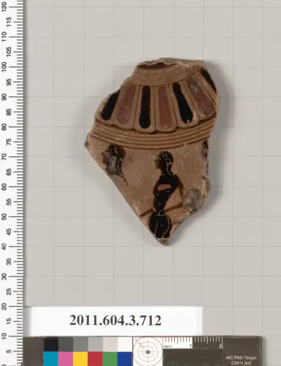Terracotta fragment of a hydria (water jar)