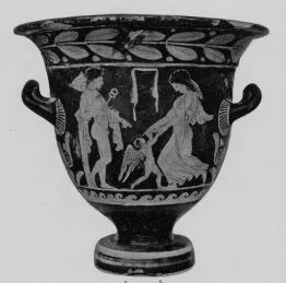KRATER, BELL (SOUTH ITALIAN, RED-FIGURE)