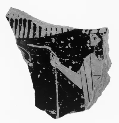 Attic Red-Figure Vase Fragment