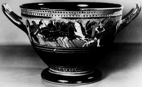 SKYPHOS (ATHENIAN, BLACK-FIGURE)