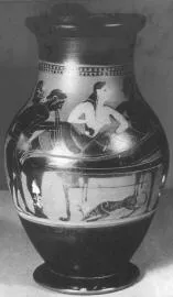 OLPE (ATHENIAN, BLACK-FIGURE)