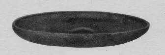 PLATE (ETRUSCAN, BLACK GLAZE)