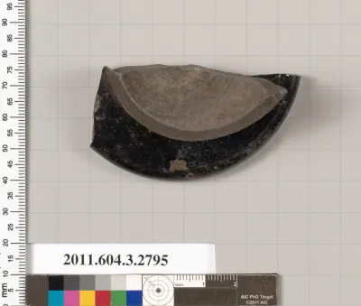 Terracotta fragment of an oinochoe (jug) or olpe (jug)