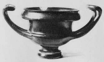 KANTHAROS (ATHENIAN, BLACK GLAZE)