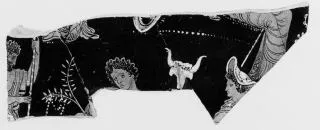 KRATER, CALYX, FRAGMENT (SOUTH ITALIAN, APULIAN, RED-FIGURE)