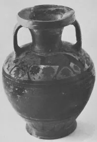 AMPHORA, NECK (CORINTHIAN, BLACK-FIGURE)