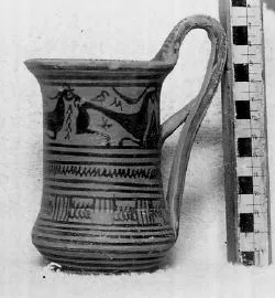 TANKARD (ATHENIAN GEOMETRIC, SILHOUETTE)