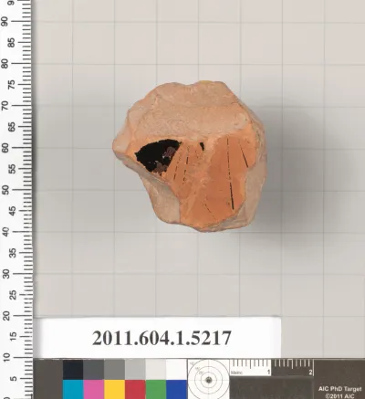 Terracotta fragment of a kylix (drinking cup)