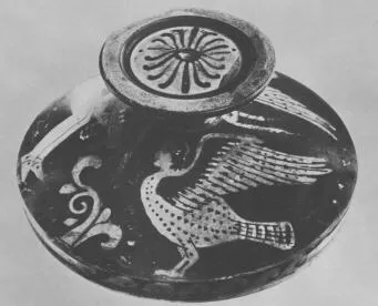 LEKANIS LID (SOUTH ITALIAN, PAESTAN, RED-FIGURE)