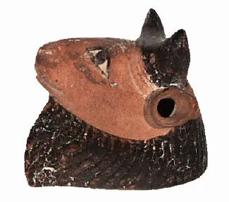 FIGURE VASE (EAST GREEK)