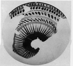 CUP, LITTLE MASTER BAND, FRAGMENT (ATHENIAN, BLACK-FIGURE)
