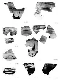 SKYPHOS, FRAGMENTS (CORINTHIAN, BLACK PATTERN)