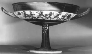 CUP, LITTLE MASTER BAND (ATHENIAN, BLACK-FIGURE)