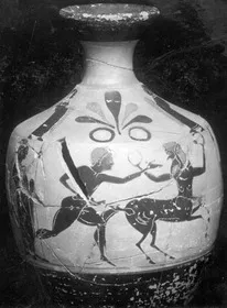 LEKYTHOS (ATHENIAN, BLACK-FIGURE)
