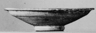 DISH (ITALIOTE, BLACK GLAZE)