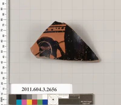 Terracotta fragment of an olpe (jug)