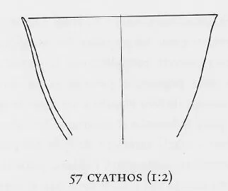 KYATHOS, FRAGMENT (ATHENIAN, BLACK-FIGURE)