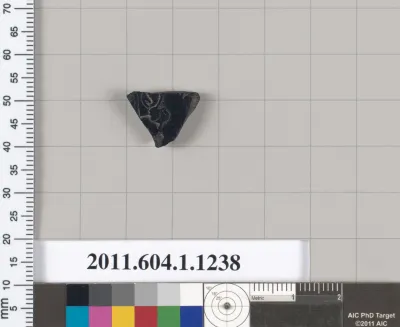 Terracotta fragment of a kylix? (drinking cup)