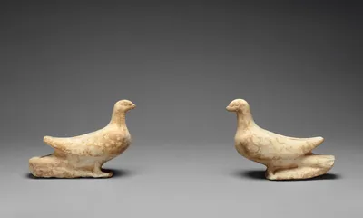 Two Doves from a Funerary Monument