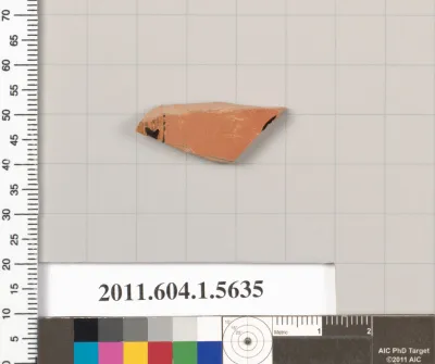 Terracotta fragment of a kylix (drinking cup)