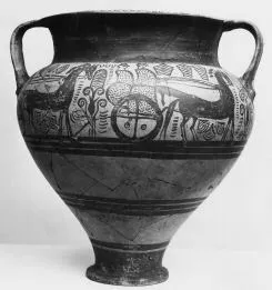 KRATER (MYCENEAN, SILHOUETTE)
