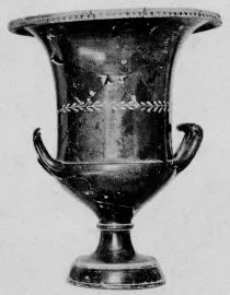KRATER (SOUTH ITALIAN, CAMPANIAN, BLACK GLAZE)