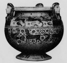 PYXIS (CORINTHIAN, BLACK-FIGURE)