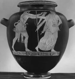 STAMNOS (ATHENIAN, RED-FIGURE)