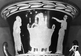 KRATER, CALYX (ATHENIAN, RED-FIGURE)