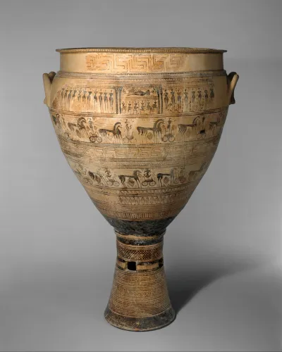 Terracotta krater