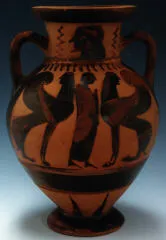 AMPHORA, NECK (ATHENIAN, BLACK-FIGURE)