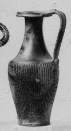 OLPE (SOUTH ITALIAN, GNATHIAN, BLACK GLAZE)