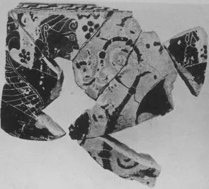 SKYPHOS KRATER, FRAGMENTS (ATHENIAN, BLACK-FIGURE)