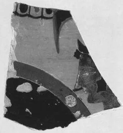 AMPHORA, PANATHENAIC PRIZE, FRAGMENT (ATHENIAN, BLACK-FIGURE)