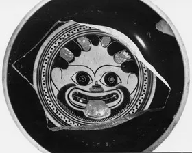 CUP A, FRAGMENT (ATHENIAN, BLACK-FIGURE)