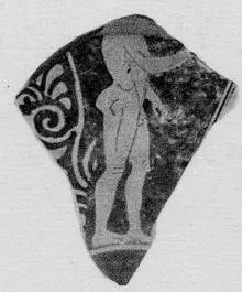 CUP, FRAGMENT (ATHENIAN, RED-FIGURE)