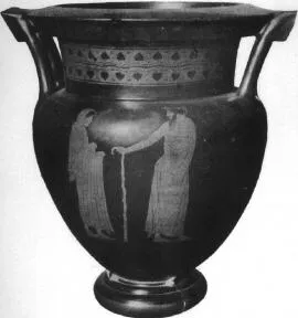 KRATER, COLUMN (ATHENIAN, RED-FIGURE)