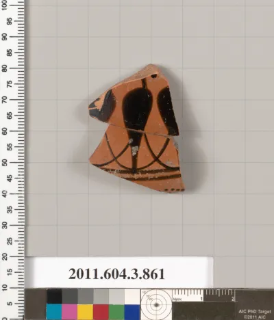 Terracotta fragment of a lekythos (oil flask)