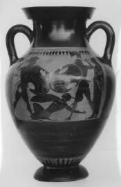 AMPHORA, BELLY, TYPE B (ATHENIAN, BLACK-FIGURE)