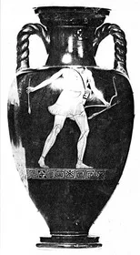 AMPHORA, NECK (ATHENIAN, RED-FIGURE)