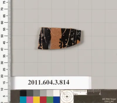 Terracotta fragment of a lekythos (oil flask)