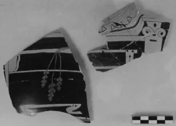KRATER, COLUMN, FRAGMENTS (ATHENIAN, RED-FIGURE)